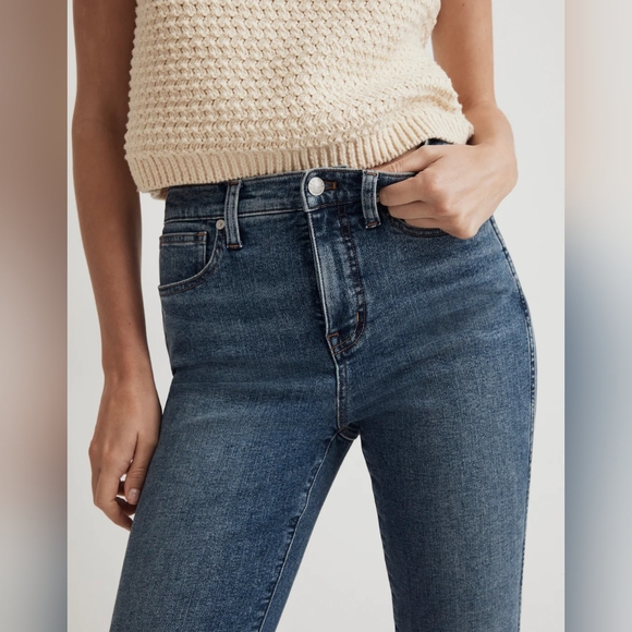 Madewell Stovepipe Jean Size 25 with magic pockets. Blue Denim - Picture 9 of 12